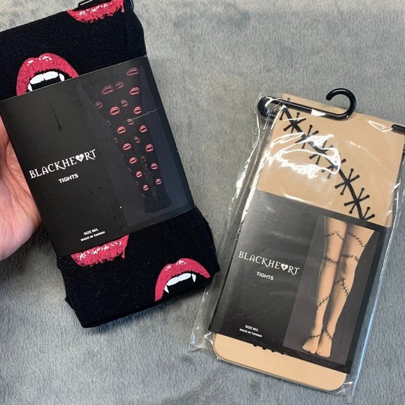 Hot Topic Accessories - Hot Topic Bundle of 2 NWT Halloween Tights